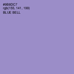 #9B8DC7 - Blue Bell Color Image
